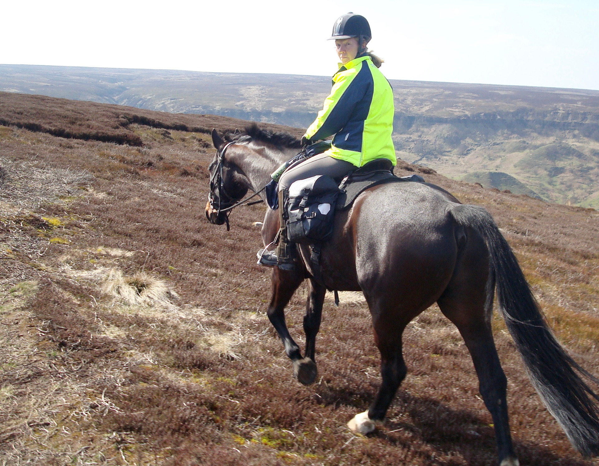 Riding on the high moors near Glaisdale
